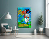 Donald the Money Man Glass Wall Art || Designer Collection by Insigneart USA