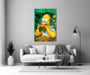 Homer The Taste of Greed Glass Wall Art || Designer Collection by Insigneart USA