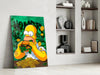 Homer The Taste of Greed Glass Wall Art || Designer Collection by Insigneart USA