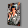 Scarface Tony Montana Glass Wall Art || Designer Collection by Insigneart USA