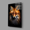 Eyes of the Fox Glass Wall Art || Designer Collection by Insigneart USA