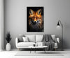 Eyes of the Fox Glass Wall Art || Designer Collection by Insigneart USA