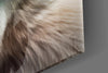 Polar Bear's Gaze Glass Wall Art || Designer Collection by Insigneart USA