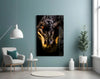 The Hunter in the Eyes Glass Wall Art || Designer Collection by Insigneart USA