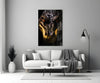 The Hunter in the Eyes Glass Wall Art || Designer Collection by Insigneart USA