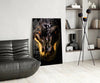 The Hunter in the Eyes Glass Wall Art || Designer Collection by Insigneart USA