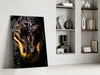 The Hunter in the Eyes Glass Wall Art || Designer Collection by Insigneart USA