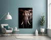 The Wise Look of the Elephant Glass Wall Art || Designer Collection by Insigneart USA