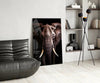The Wise Look of the Elephant Glass Wall Art || Designer Collection by Insigneart USA
