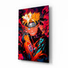 Naruto Portrait of Energy Glass Wall Art || Designer Collection by Insigneart USA