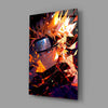 Naruto Flame Energy Glass Wall Art || Designer Collection by Insigneart USA