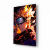 Naruto Flame Energy Glass Wall Art || Designer Collection by Insigneart USA