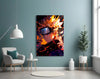 Naruto Flame Energy Glass Wall Art || Designer Collection by Insigneart USA