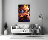 Naruto Flame Energy Glass Wall Art || Designer Collection by Insigneart USA
