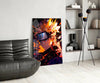 Naruto Flame Energy Glass Wall Art || Designer Collection by Insigneart USA