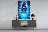 Luffy Blue Lightning Glass Wall Art || Designer Collection by Insigneart USA