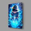 Luffy Blue Lightning Glass Wall Art || Designer Collection by Insigneart USA