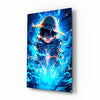 Luffy Blue Lightning Glass Wall Art || Designer Collection by Insigneart USA