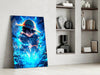 Luffy Blue Lightning Glass Wall Art || Designer Collection by Insigneart USA