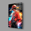 Luffy Mysterious Power Glass Wall Art || Designer Collection by Insigneart USA
