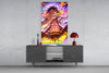 Luffy Flame of Joy Glass Wall Art || Designer Collection by Insigneart USA