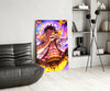 Luffy Flame of Joy Glass Wall Art || Designer Collection by Insigneart USA