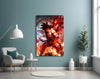 Goku Dragon Power Glass Wall Art || Designer Collection by Insigneart USA