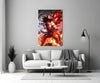 Goku Dragon Power Glass Wall Art || Designer Collection by Insigneart USA