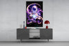Frieza Purple Power Glass Wall Art || Designer Collection by Insigneart USA