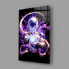 Frieza Purple Power Glass Wall Art || Designer Collection by Insigneart USA