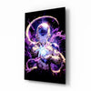 Frieza Purple Power Glass Wall Art || Designer Collection by Insigneart USA