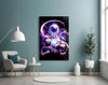 Frieza Purple Power Glass Wall Art || Designer Collection by Insigneart USA