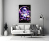 Frieza Purple Power Glass Wall Art || Designer Collection by Insigneart USA