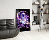 Frieza Purple Power Glass Wall Art || Designer Collection by Insigneart USA