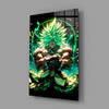 Legendary Super Saiyan Broly Glass Wall Art || Designer Collection by Insigneart USA