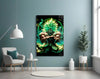 Legendary Super Saiyan Broly Glass Wall Art || Designer Collection by Insigneart USA