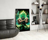 Legendary Super Saiyan Broly Glass Wall Art || Designer Collection by Insigneart USA