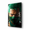Swordsman Zoro Glass Wall Art || Designer Collection by Insigneart USA