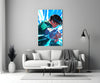 Fist Power Rock Lee Glass Wall Art || Designer Collection by Insigneart USA