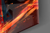 Zoro in Flames Glass Wall Art || Designer Collection by Insigneart USA