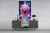 Cosmic Monkey D. Luffy Glass Wall Art || Designer Collection by Insigneart USA