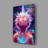 Cosmic Monkey D. Luffy Glass Wall Art || Designer Collection by Insigneart USA