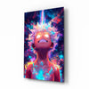Cosmic Monkey D. Luffy Glass Wall Art || Designer Collection by Insigneart USA