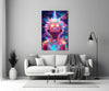 Cosmic Monkey D. Luffy Glass Wall Art || Designer Collection by Insigneart USA