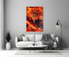 Flame Hashira Kyojuro Rengoku Glass Wall Art || Designer Collection by Insigneart USA