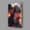 Itachi and Susanoo's Shadow Glass Wall Art || Designer Collection by Insigneart USA