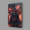 Akatsuki Itachi Glass Wall Art || Designer Collection by Insigneart USA