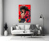 Warrior Furious Spirit Glass Wall Art || Designer Collection by Insigneart USA