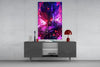 Warrior Furious Spirit Glass Wall Art || Designer Collection by Insigneart USA