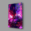 Warrior Furious Spirit Glass Wall Art || Designer Collection by Insigneart USA
